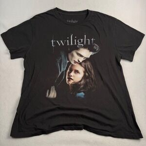 Twilight Movie Graphic T-Shirt Mens 2XL Black Edward Bella Lions Gate 2023